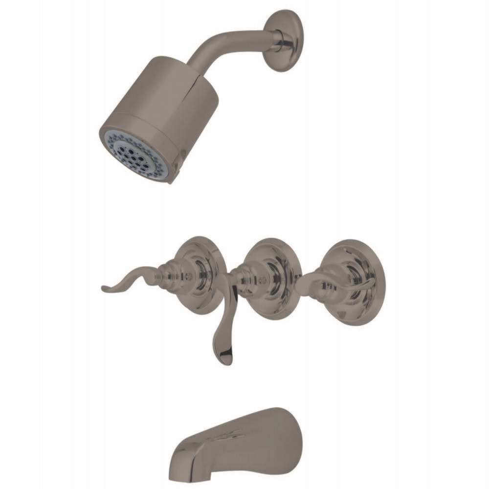 French Tub & Shower Faucet with Three Handle A37470