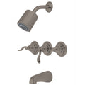 French Tub & Shower Faucet with Three Handle A37470