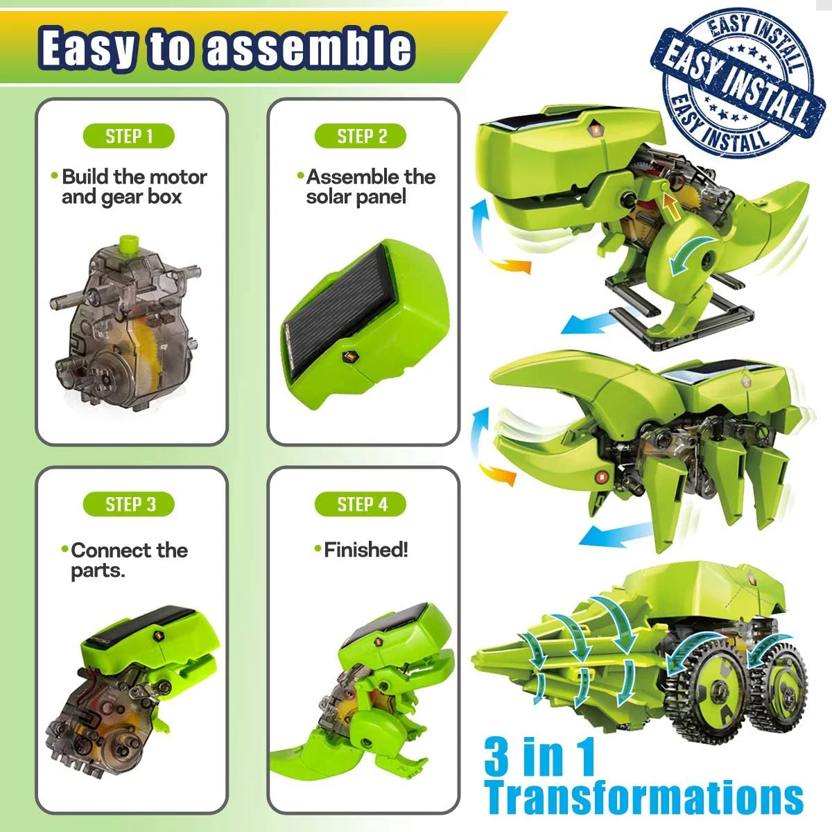 Solar Robot Kit 3-in-1 STEM Projects Robot Kit T765720