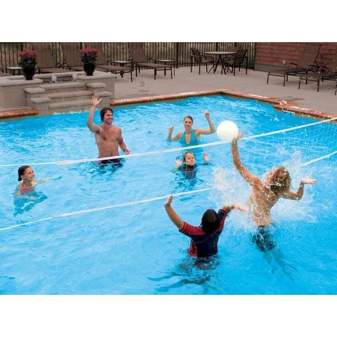Volleyball Net Swimming Pool Water Game Set (2 Pack) I878