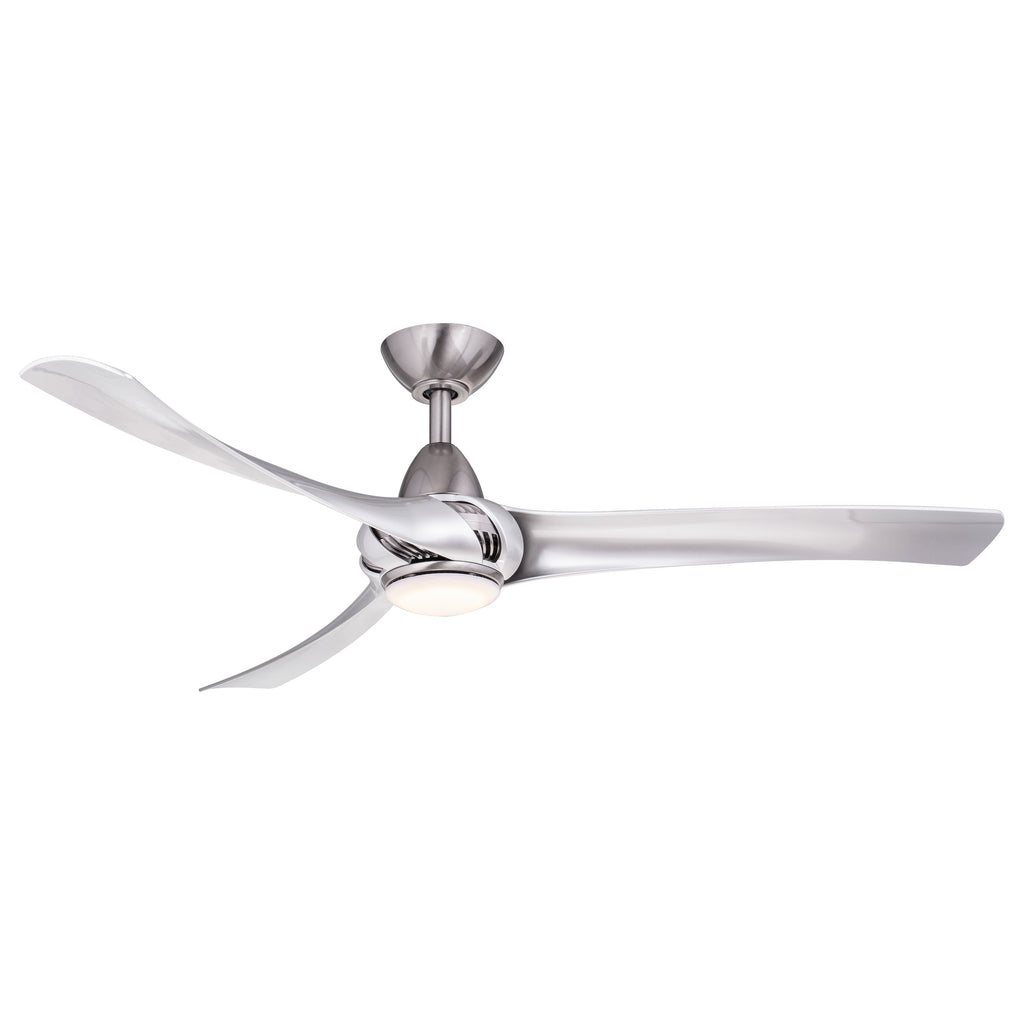Matte Black LED Ceiling Fan with Remote Control P7150