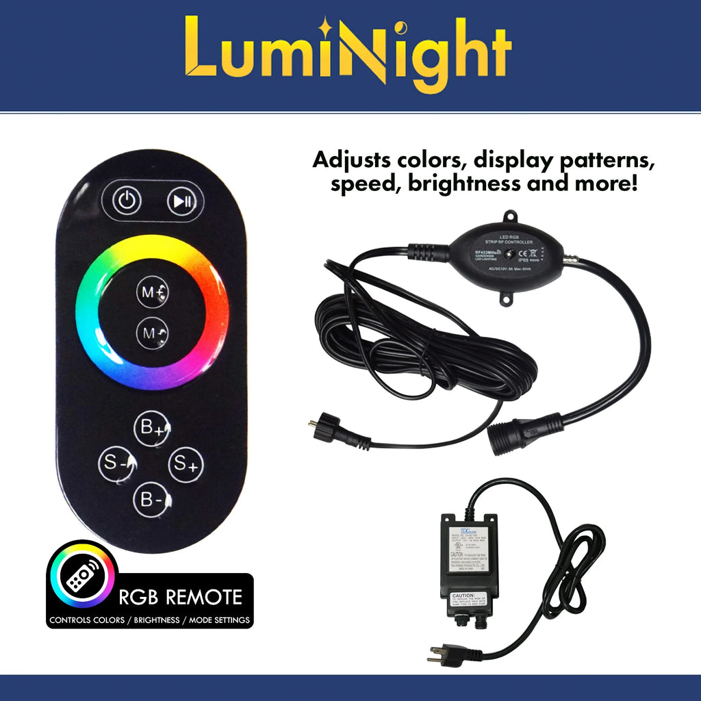 Bronze 9-Watt Color Changing Light Kit with Photocell, Transformer and Remote Q880