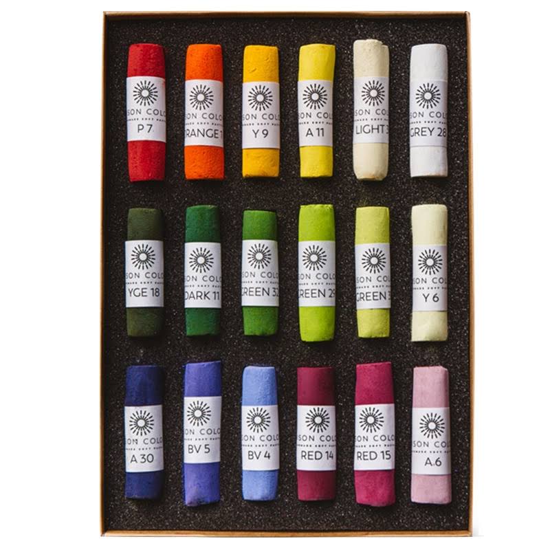 Set of 18 Botanical Colors N112