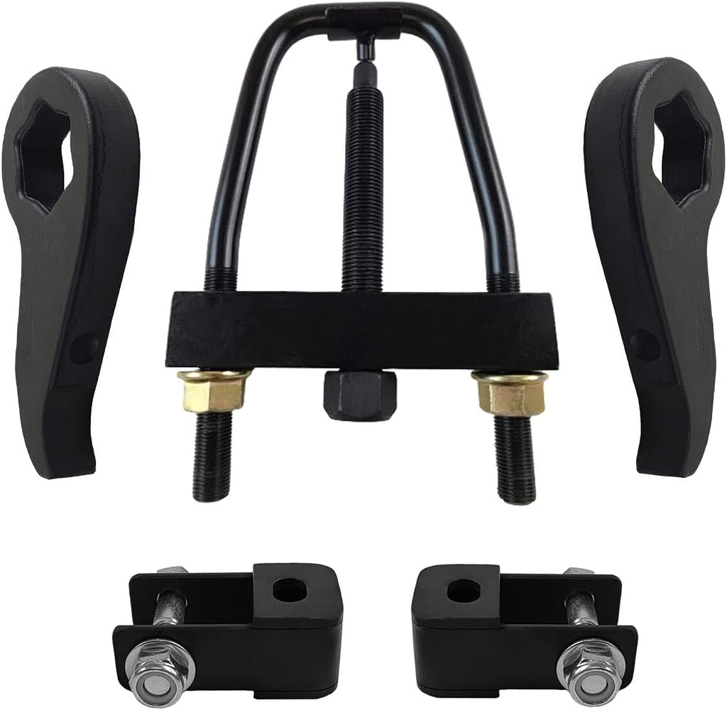 Adjustable Forged Steel Front Leveling Kit for 2500HD 3500HD 4WD 8-Lug E314