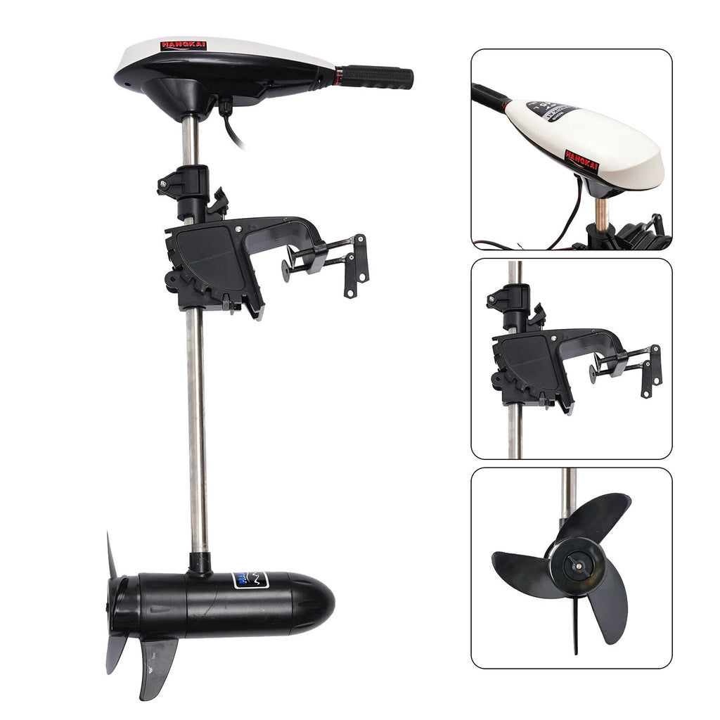 Electric Outboard Trolling Motor Boat Motor, 45lbs Thrust D895