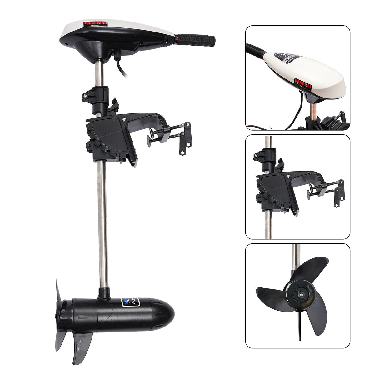 Electric Outboard Trolling Motor Boat Motor, 45lbs Thrust D895