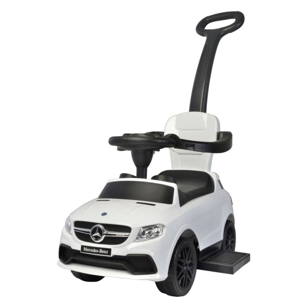 White Mercedes 3 in 1 Push Car I311288