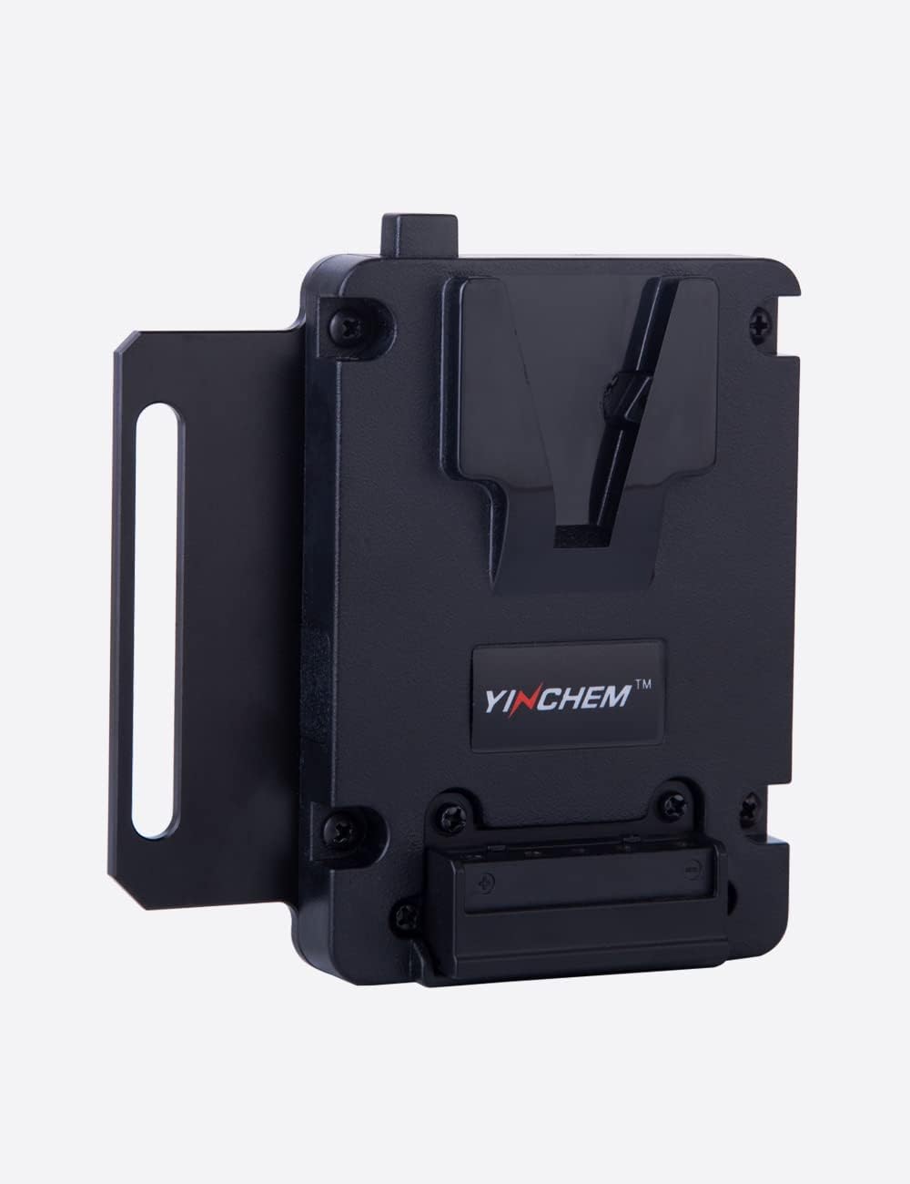 V Mount Battery Plate Adaptor with 15mm Rod Clamp, D-tap, USB, DC Outputs & LP-E6 Dummy Battery F845539