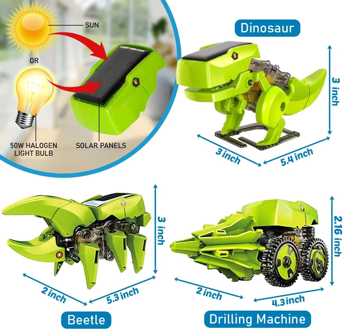 Solar Robot Kit 3-in-1 STEM Projects Robot Kit T765720