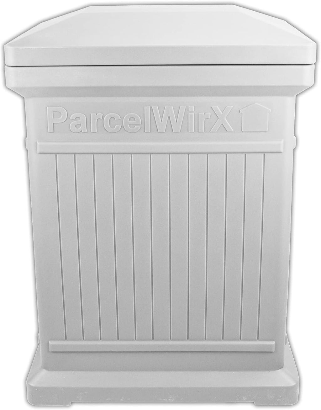 Oak Color Vertical Package Delivery Box with Lift Off Lid O665