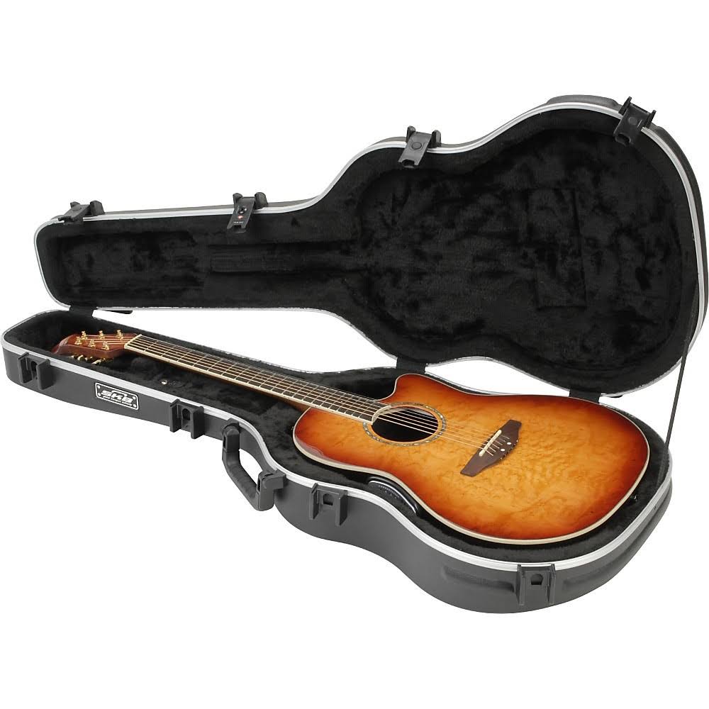 Shallow Acoustic Roundback Shaped Hardshell Case Z1015