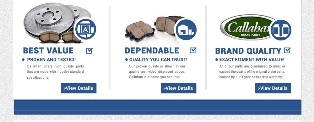 Premium OE 5 Lug Brake Disc Rotors + Ceramic Brake Pads + Clips Y264