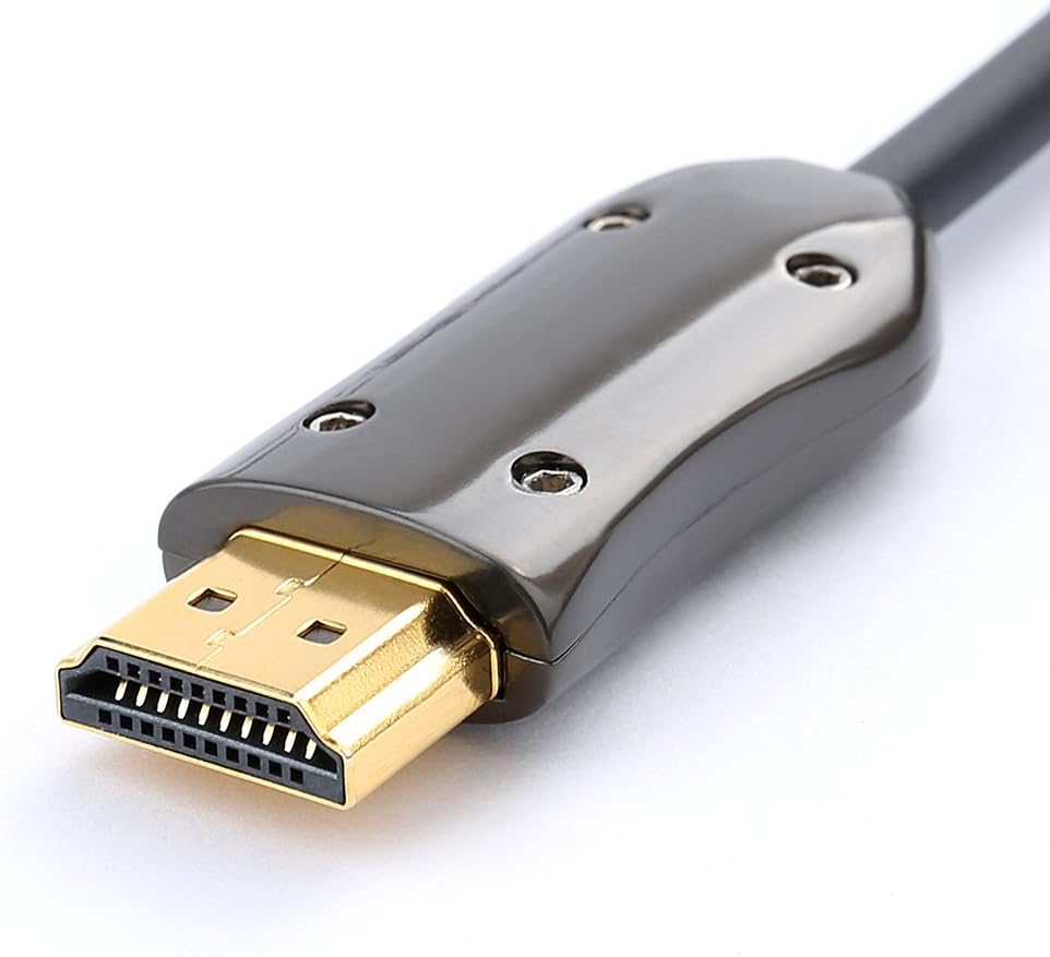 Fiber Optic HDMI Cable 50ft 4K60Hz 18Gbps Slim UHD Video Cord Pack of 2 K599