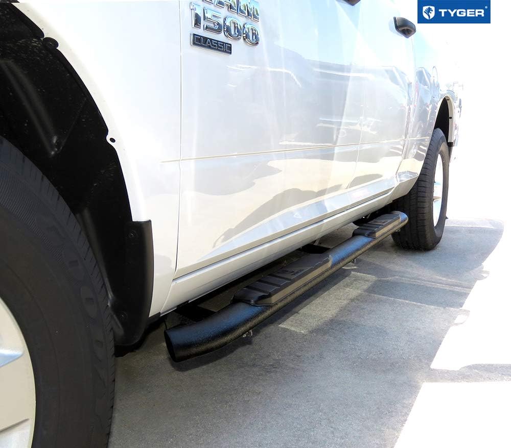 Textured Black Side Step Nerf Bars K8803