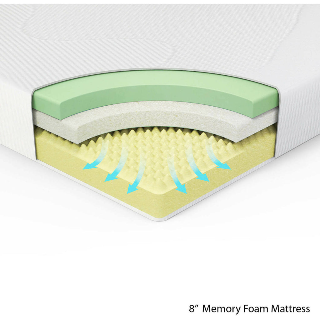Twin Memory Foam Mattress D605675