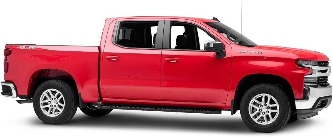 Black Steel Running Boards C59039