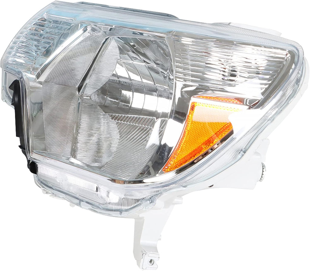 Chrome Housing Headlight Assembly with Amber Reflector for 2012-2015 Toyota Tacoma L693494