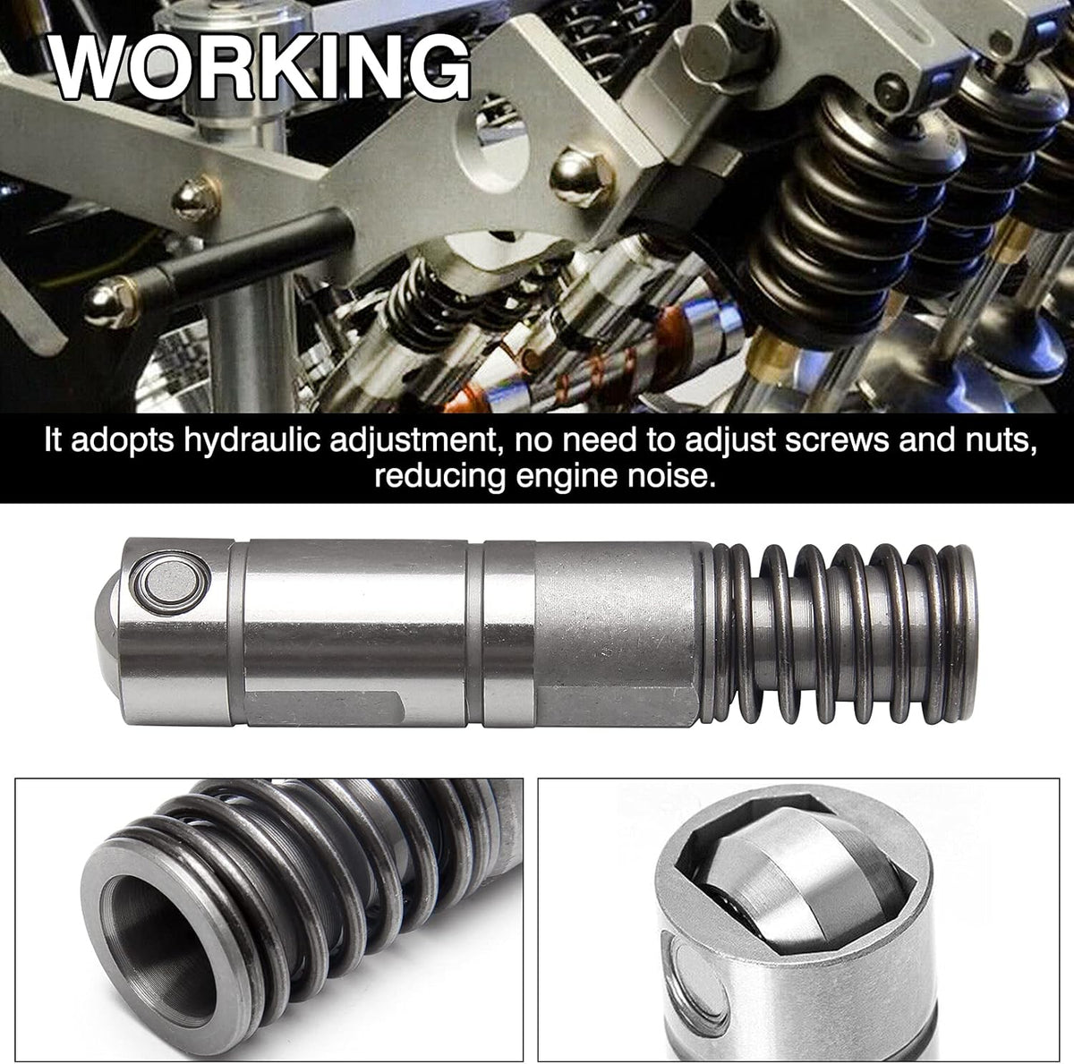 Set of 16 Hydraulic Roller Lifters Valve Lifter C15735