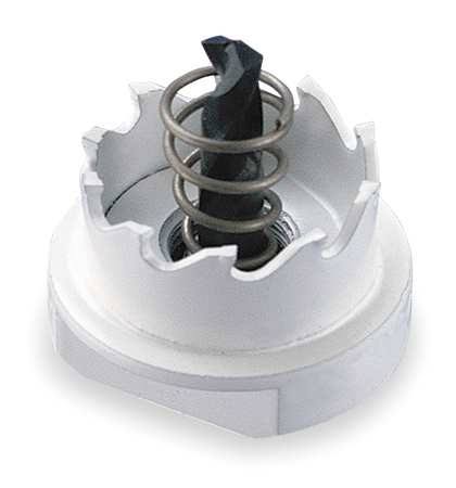 Carbide Hole Cutter, 1 7/32 in, 3/8 Cut D W952