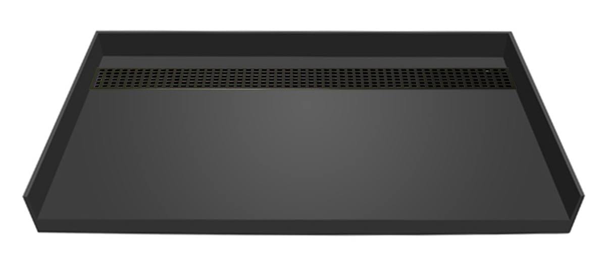 Bronze Shower Base with Grate K994