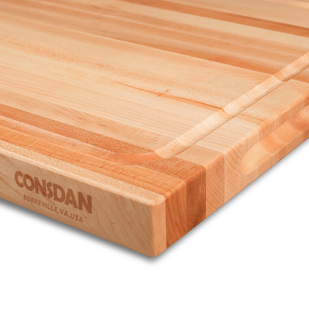 Hard Maple Butcher Block Cutting Board, 16x12 Inch J966899