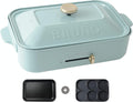 Blue Gray Electric Compact Hot Plate Grill Griddle T1558