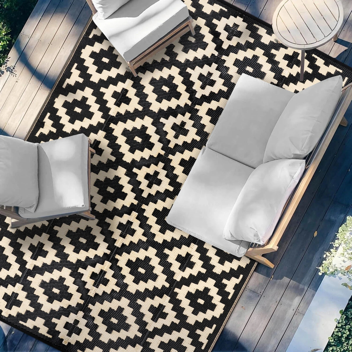 5'x8' Waterproof Plastic Outdoor Rugs I544