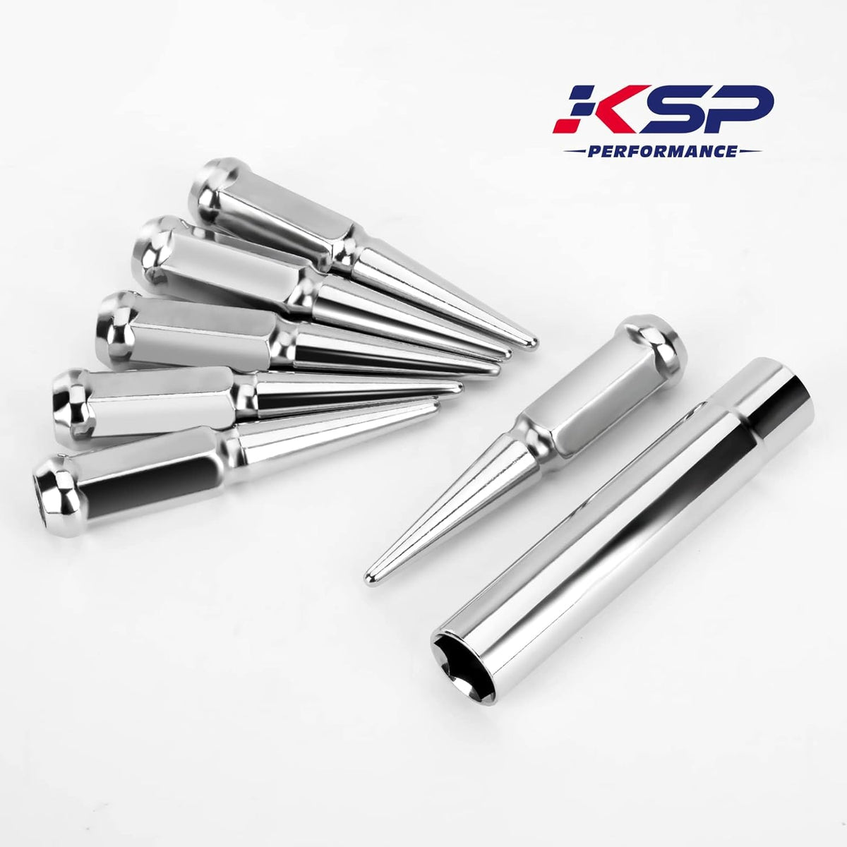 32pcs Chrome Conical Closed End Bulge Acorn Lug Nuts X17664