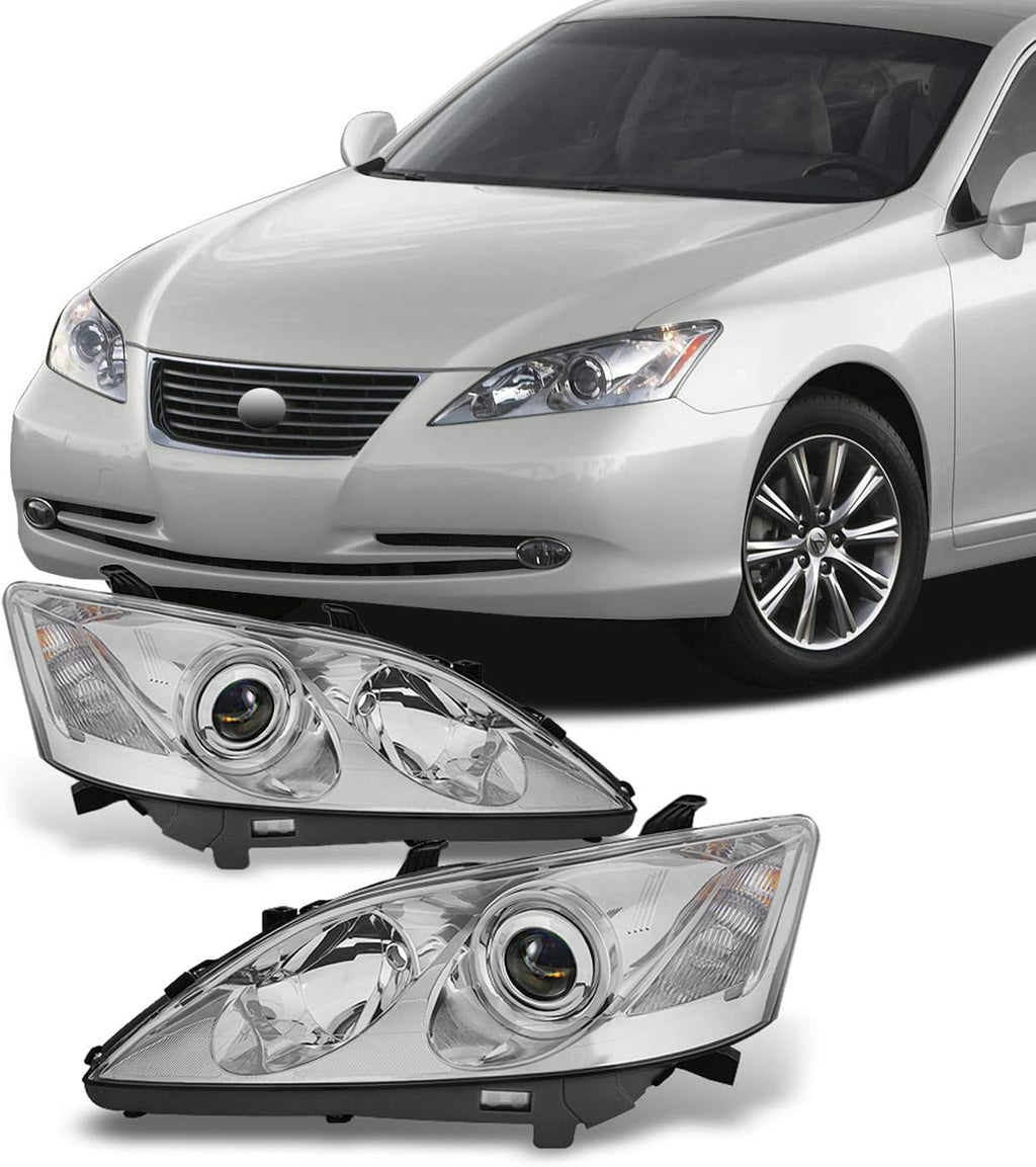 Driver Left + Passenger Right Halogen Headlights Pair J5242