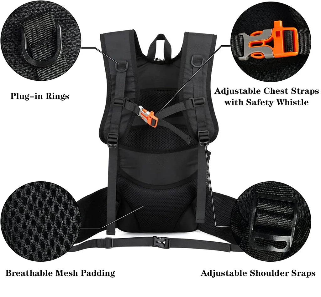 2L Water Bladder Hydration Backpack Q70391
