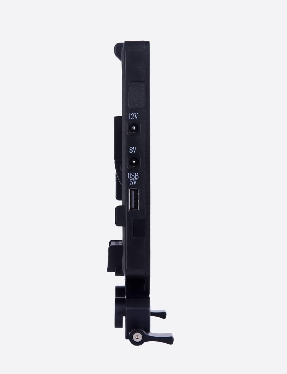 V Mount Battery Plate Adaptor with 15mm Rod Clamp, D-tap, USB, DC Outputs & LP-E6 Dummy Battery F845539