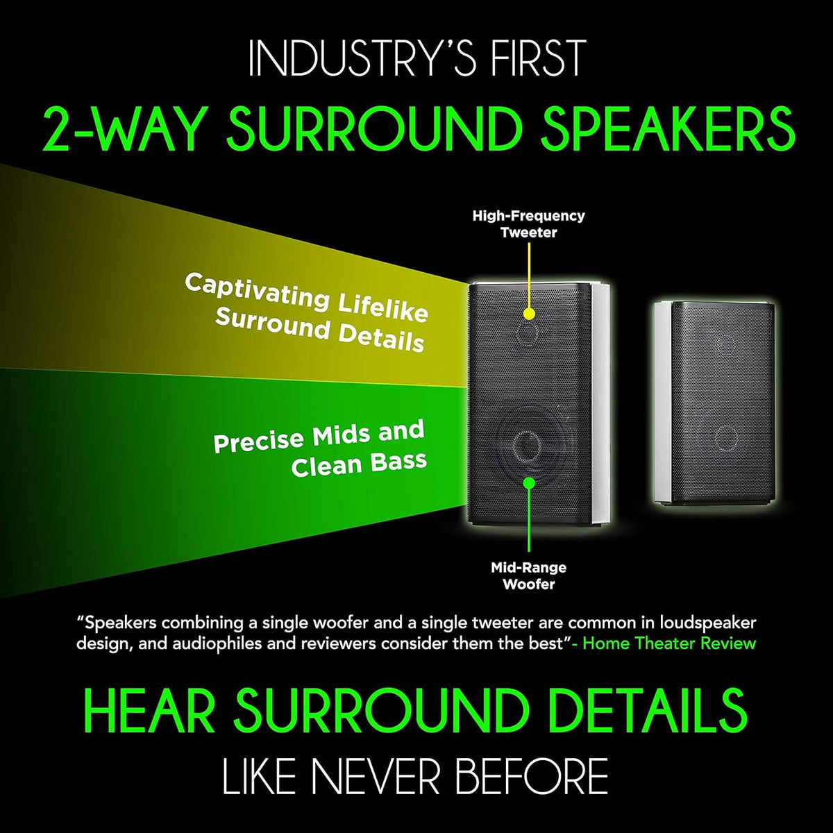 7.1.4 Channel 600W Soundbar with 8" Wireless Subwoofer and 2 Rear Surround Speakers X997