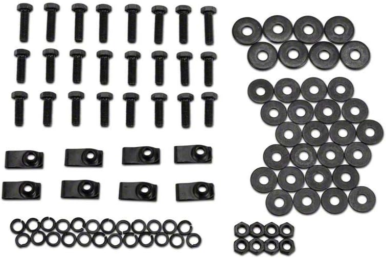 6-Inch Oval Straight End Side Step Bars Black D1911