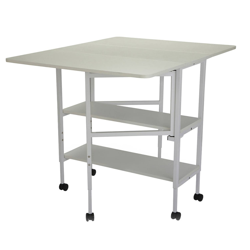 White Height Adjustable Cutting Table Y99941