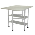 White Height Adjustable Cutting Table Y99941