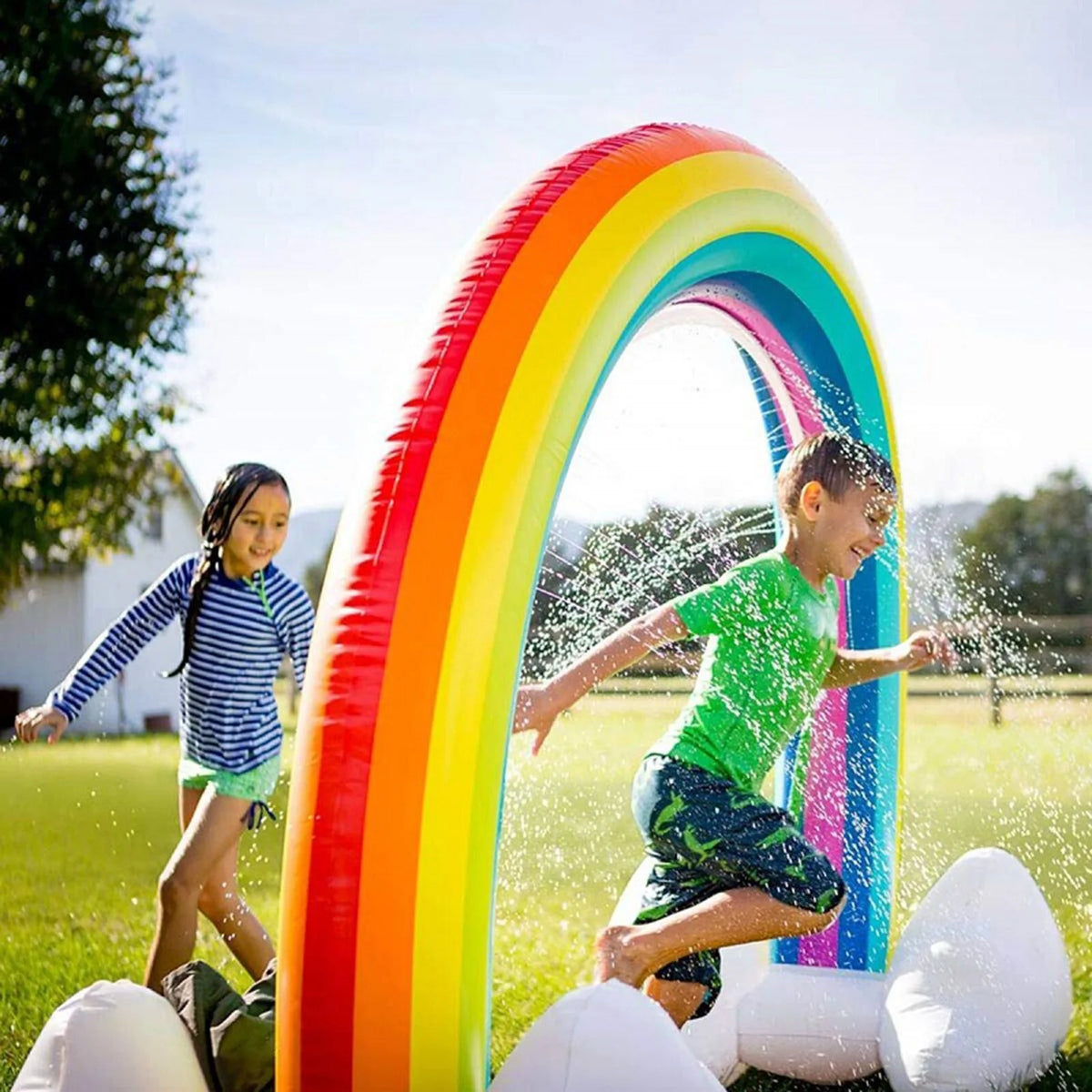 Children Inflatable Toy Water Toy Lawn Game Prop I36634