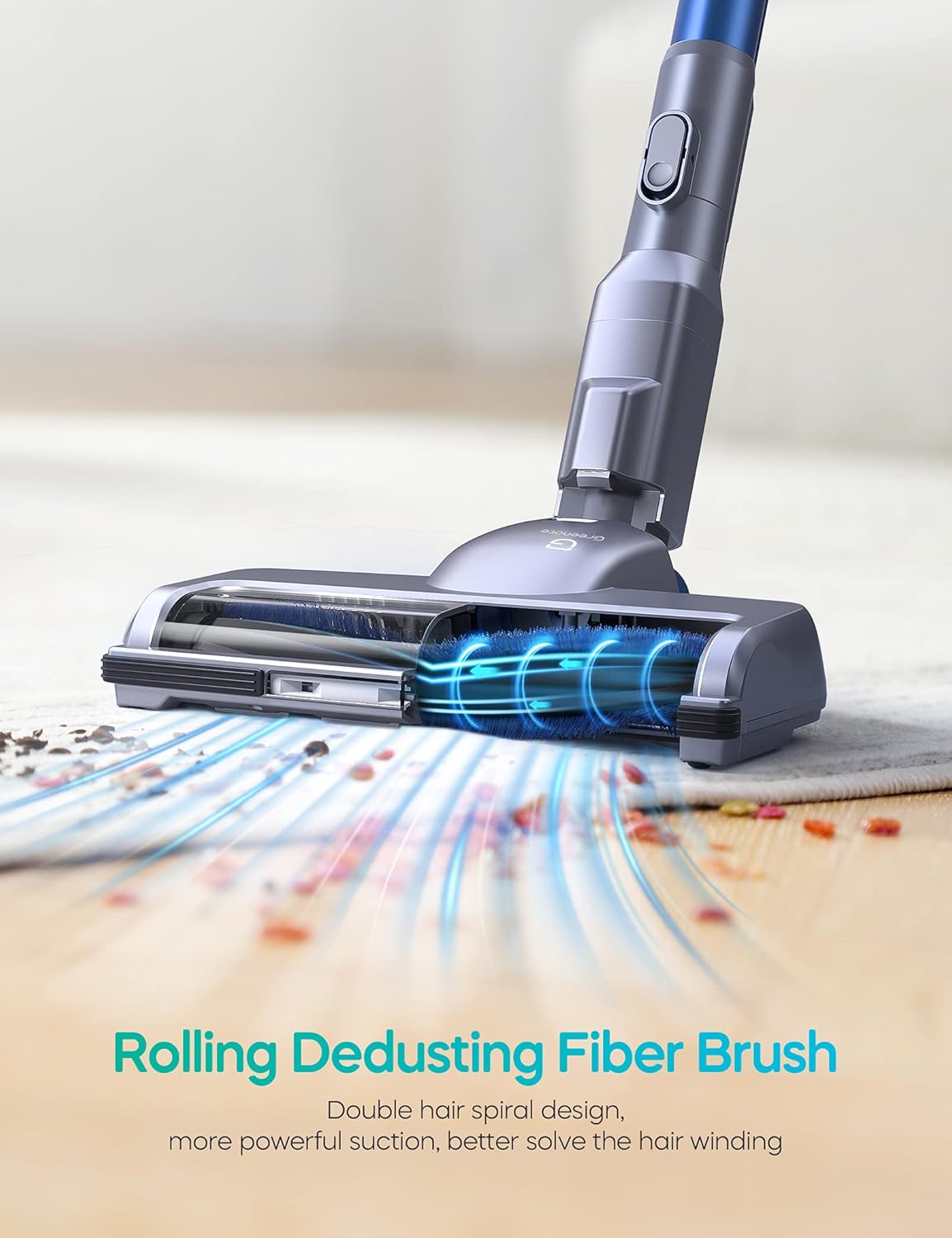 Cordless Stick Vacuum 4 in 1 with LED Headlights H410