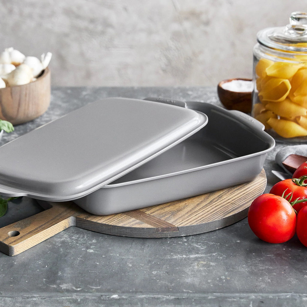 13" x 9" Rectangular Ceramic Nonstick Baker with Lid J62609