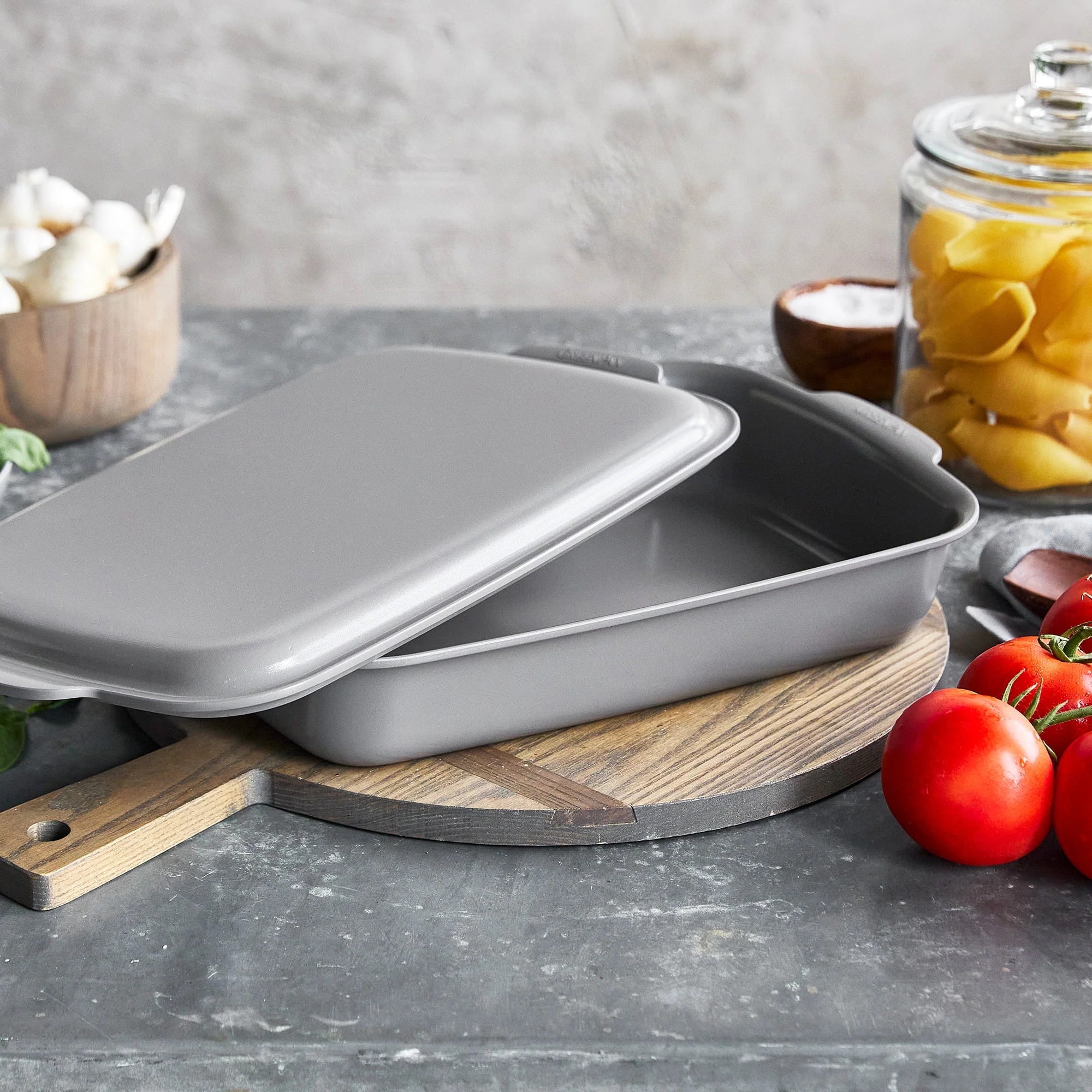 13" x 9" Rectangular Ceramic Nonstick Baker with Lid J62609