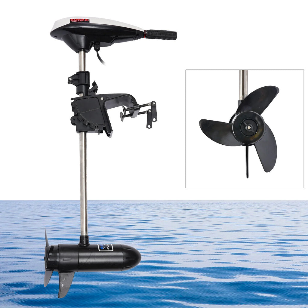 Electric Outboard Trolling Motor Boat Motor, 45lbs Thrust D895