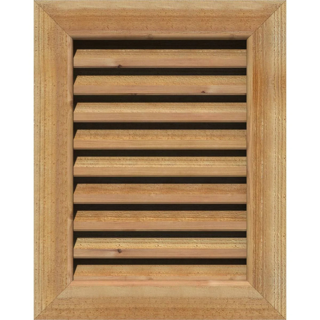 Unfinished Vertical Gable Vent N8083