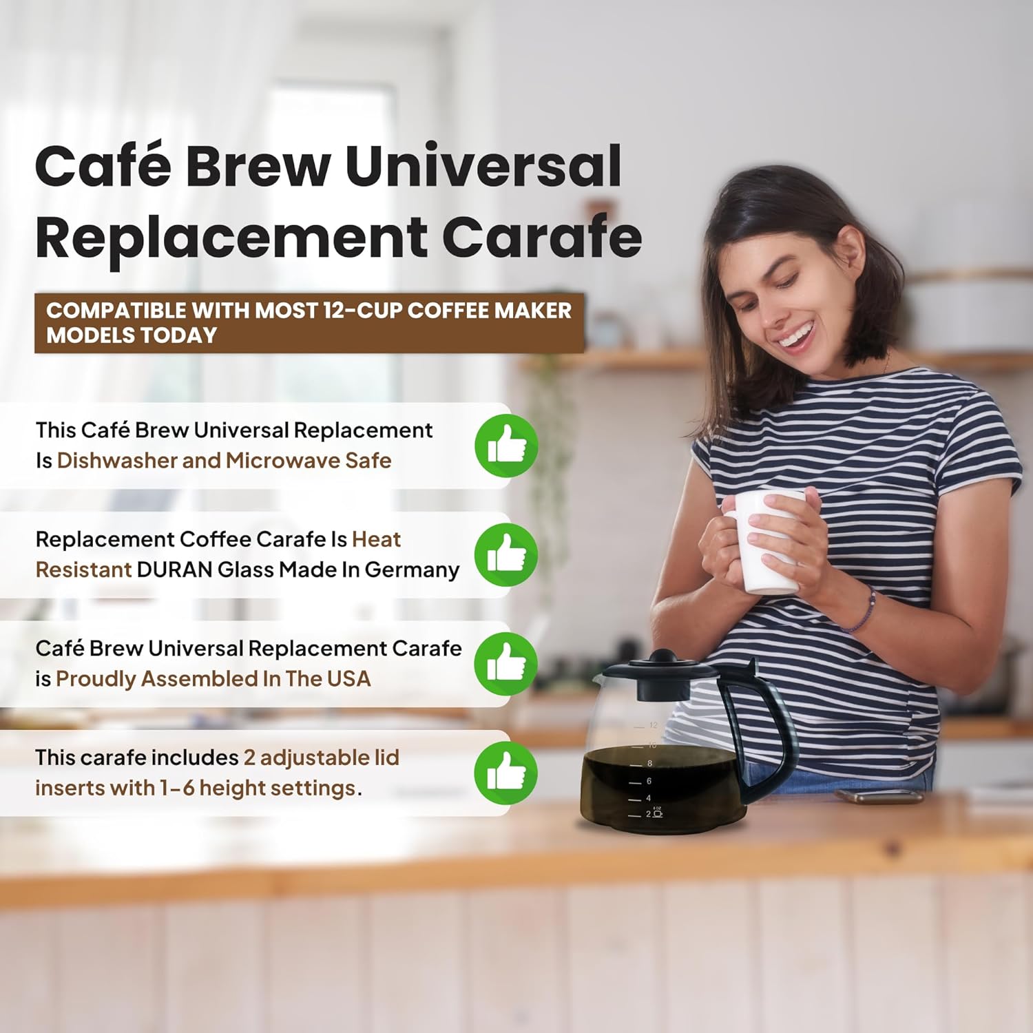 12 Cup Replacement Carafe M891