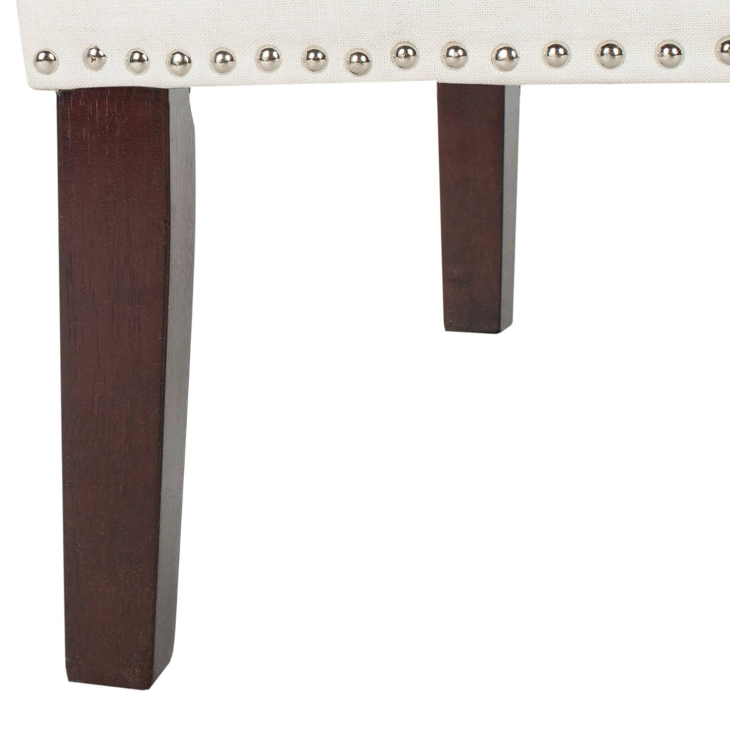 Light Beige Linen Settee M597