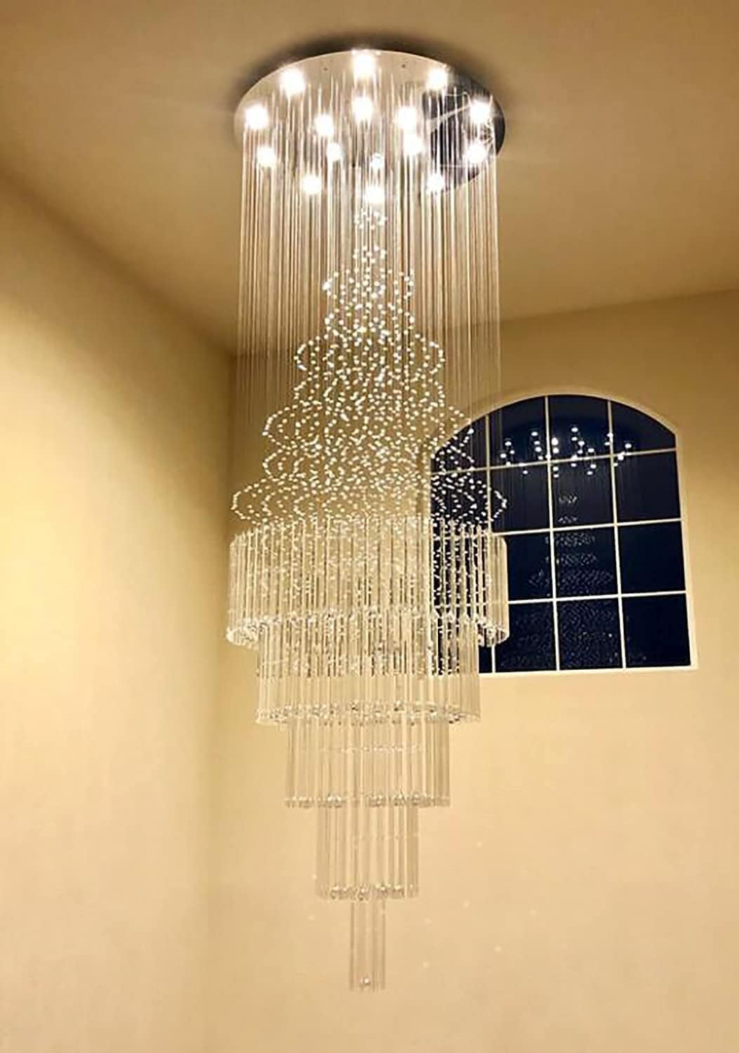 Crystal Raindrop Chandelier, 12 Bulbs O922134