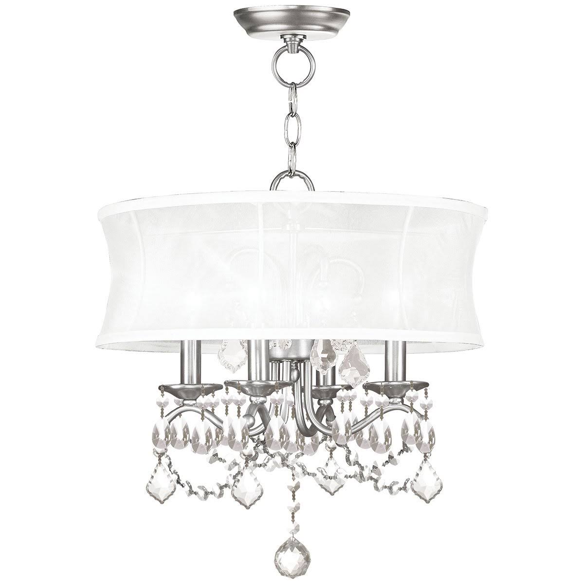 White 4 Light Convertible Chain Hang Ceiling Mount U547