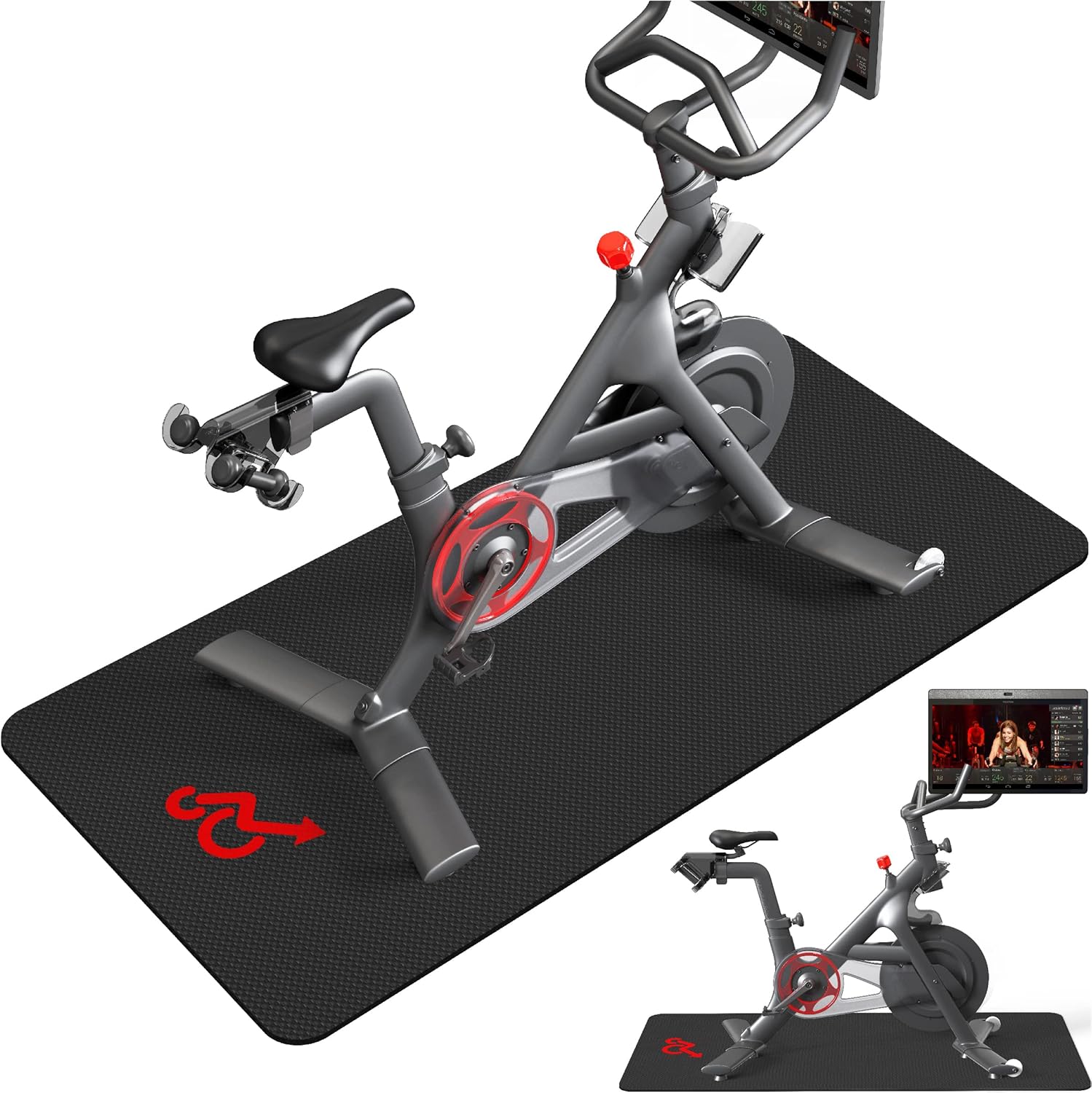 6mm Exercise Mat for Stationary Bike B941632