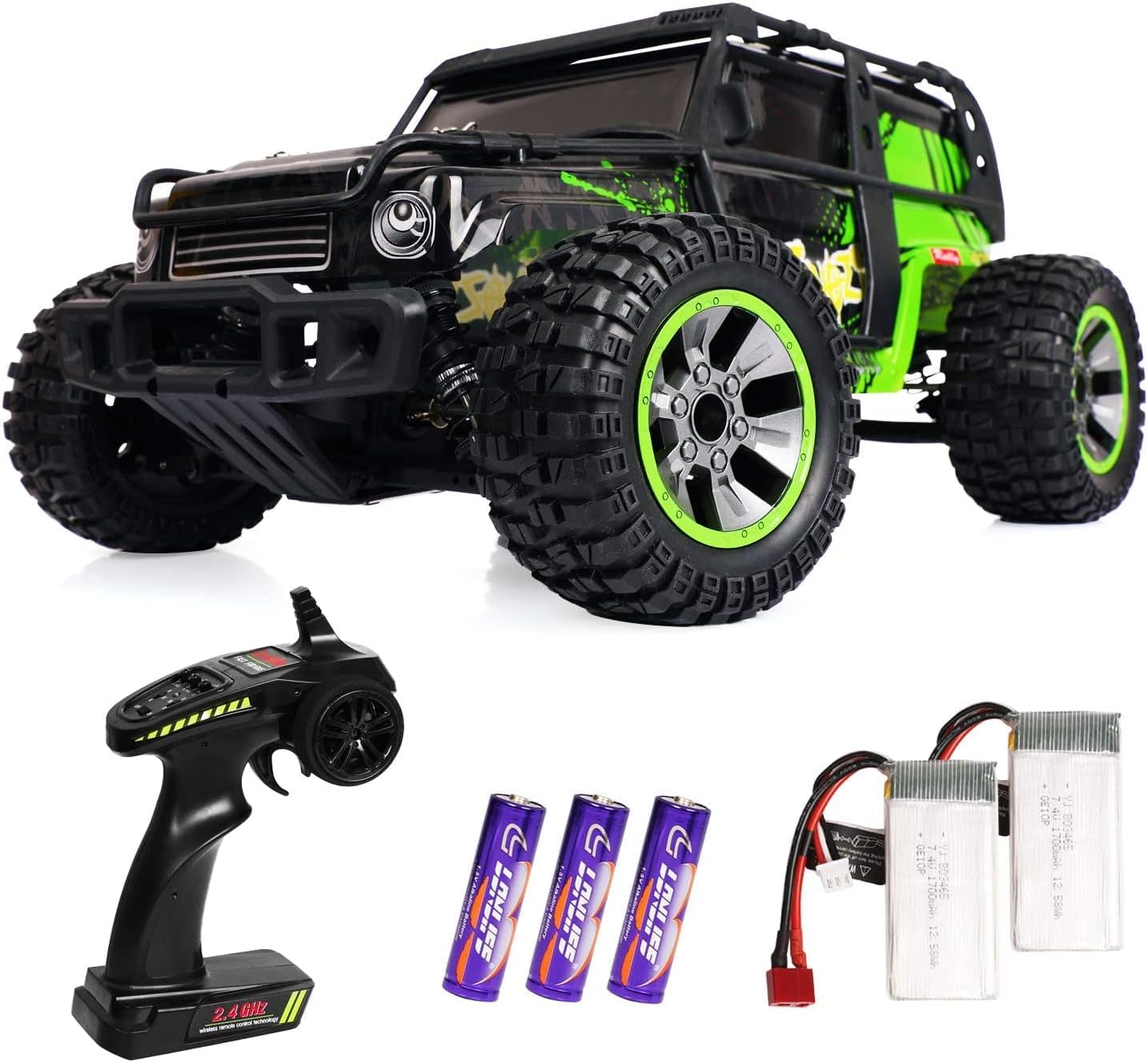 1:10 Scale 4WD All Terrain RC Car with 2.4 GHz Remote Control O582857