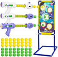 3 Pack Foam Blasters Guns with Space-Themed Shooting Target, 48 Foam Balls B9190