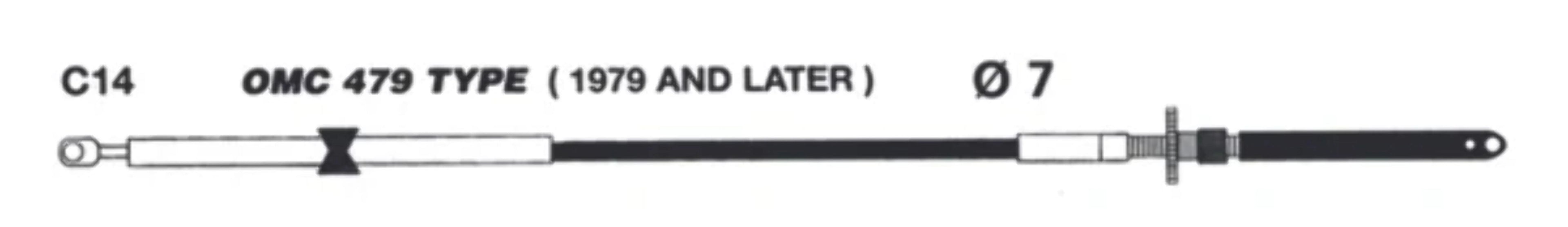 16 Foot Engine Control Cable K252