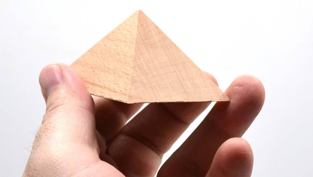 Set of 19 Hardwood Case Geometrical Shape Learning G8863